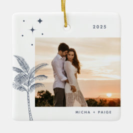 Bohemisch Beach Palm Tree Foto Keramikornament