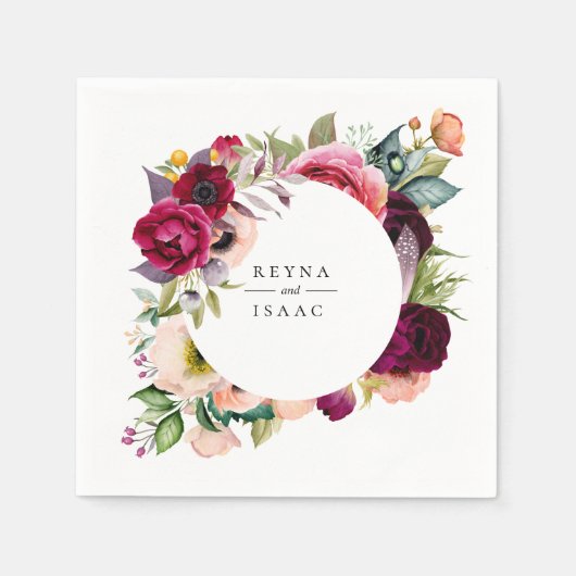 Bohemisch Blogs Personalisiertes Papier Napkins Serviette (Vorderseite)