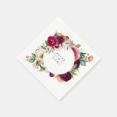 Bohemisch Blogs Personalisiertes Papier Napkins Serviette (Ecke)