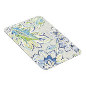 Bohemisch Blue Blume Magnet (Rechte Seite)