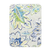 Bohemisch Blue Blume Magnet (Vertikal)