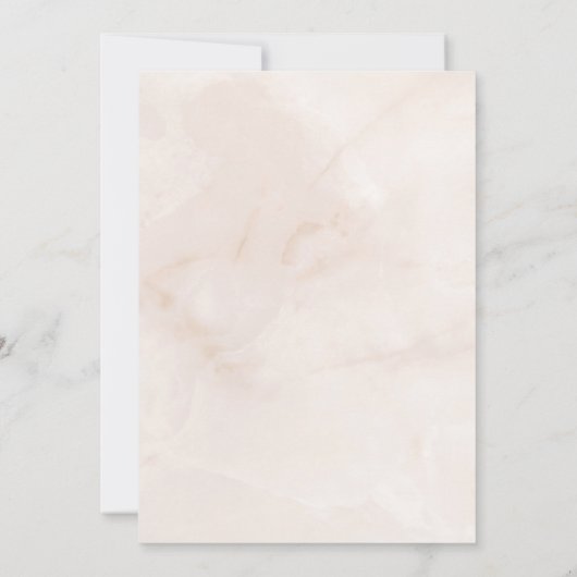 Bohemisch Blush Pampas Grass Orchid Kinderdusche Einladung (Rückseite)