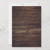 Bohemisch Blush Pink Mason Jar Floral Wedding Einladung (Rückseite)