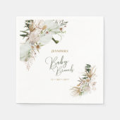 Bohemisch Boho Baby Dusche Brunch Dekoration Napki Serviette (Vorderseite)