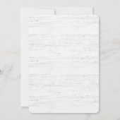 Bohemisch Boho Burgundy Red Calendar Save the Date Einladung (Rückseite)