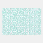 Bohemisch Boho Chic Feather Pattern Geschenkpapier Set (Vorderseite 2)