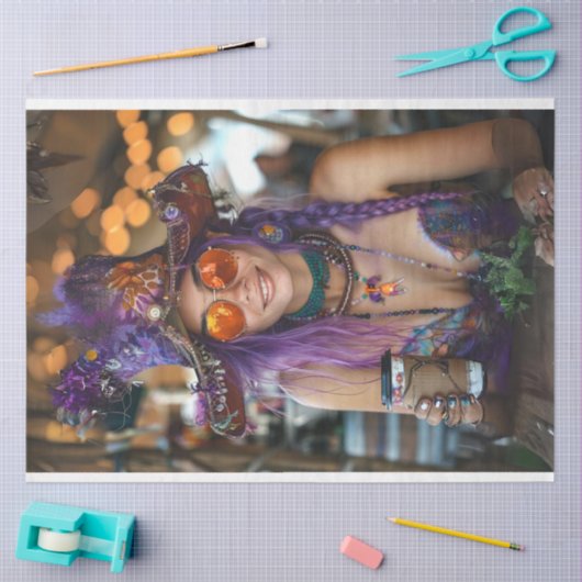 Bohemisch Boho Hippie Chic Decoupage Seidenpapier (Basteln)