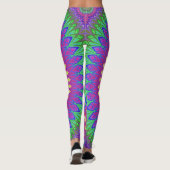 BOHEMISCH BOHO PINK YOGA PANTS LEGGINGS (Rückseite)