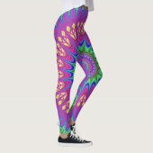 BOHEMISCH BOHO PINK YOGA PANTS LEGGINGS (Rechts)