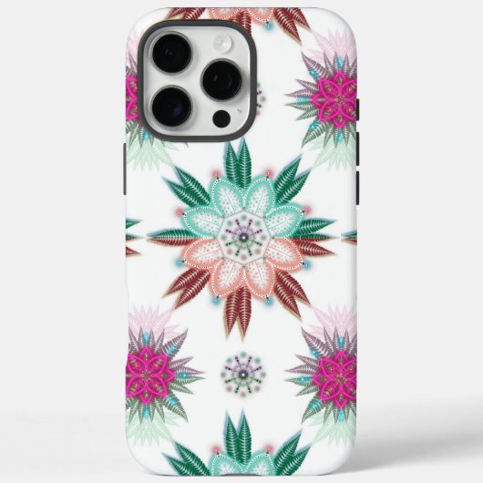 Bohemisch Breeze Mandala Blume Case-Mate iPhone Hülle (Rückseite)