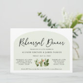 Bohemisch Cactus Desert Probe Dinner Einladung (Stehend Vorderseite)