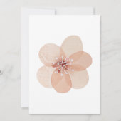 Bohemisch-Chic-Blumenhochzeit Einladung (Rückseite)