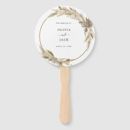 Bohemisch-Chic-Blumenhochzeit Fächer