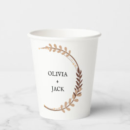 Bohemisch-Chic-Blumenhochzeit Pappbecher