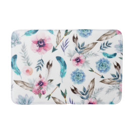 Bohemisch Chic Floral Boho Girl Badematte