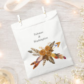 Bohemisch Chic Floral Gastgeschenk Hochzeit Tasche Geschenktütchen (Ausgeschnitten)