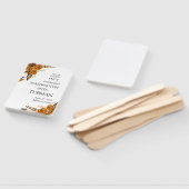 Bohemisch Chic Floral Wedding Hand Fan Fächer (Non-assembled)