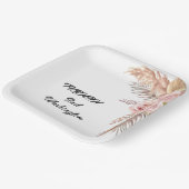 Bohemisch Chic Floral Wedding Paper Teller (Gewinkelt)