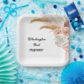 Bohemisch Chic Floral Wedding Paper Teller (Party)