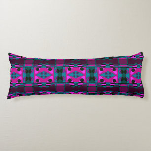 Bohemisch Chintz 55 Fuchsia Aquamarin Seitenschläferkissen
