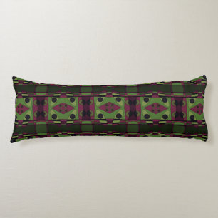 Bohemisch Chintz 81 Dusty Magenta Green Seitenschläferkissen