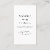 Bohemisch Daisies Boho Floral Whimsical Visitenkarte (Rückseite)