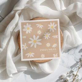 Bohemisch Daisy Blume Napkins Serviette