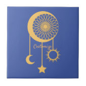 Bohemisch Dream Catcher Thunder_Cove Fliese (Vorderseite)