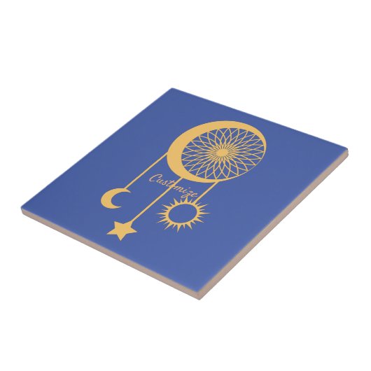 Bohemisch Dream Catcher Thunder_Cove Fliese (Seite)