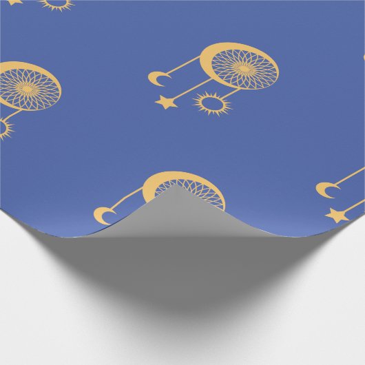 Bohemisch Dream Catcher Thunder_Cove Geschenkpapier (Ecke)
