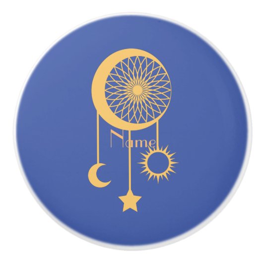 Bohemisch Dream Catcher Thunder_Cove        Keramikknauf (Vorderseite)