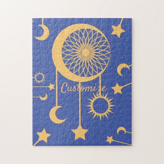 Bohemisch Dream Catcher Thunder_Cove Napkins Puzzle (Vertikal)