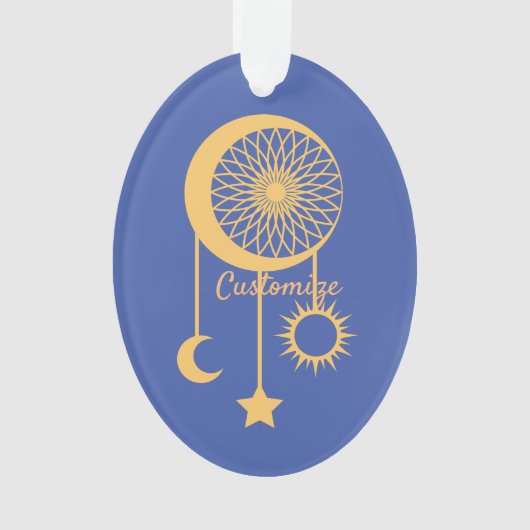 Bohemisch Dream Catcher Thunder_Cove Ornament (Vorderseite)