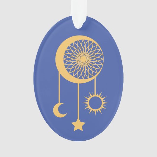 Bohemisch Dream Catcher Thunder_Cove Ornament (Rückseite)