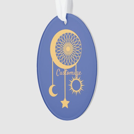 Bohemisch Dream Catcher Thunder_Cove Ornament (Vorderseite)