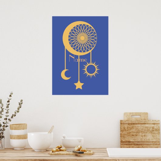 Bohemisch Dream Catcher Thunder_Cove Poster (Küche)