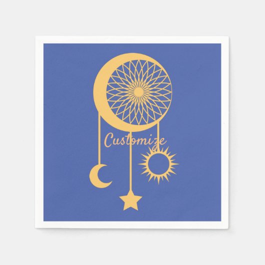 Bohemisch Dream Catcher Thunder_Cove Serviette (Vorderseite)