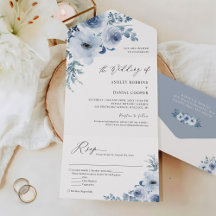 Bohemisch Dusty Blue Floral Wedding