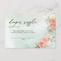 Bohemisch Dusty Rose Greenery Wreath Diper Raffle