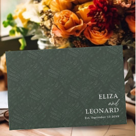 Bohemisch Evergreen Fern Moderne Minimalistische H Gästebuch