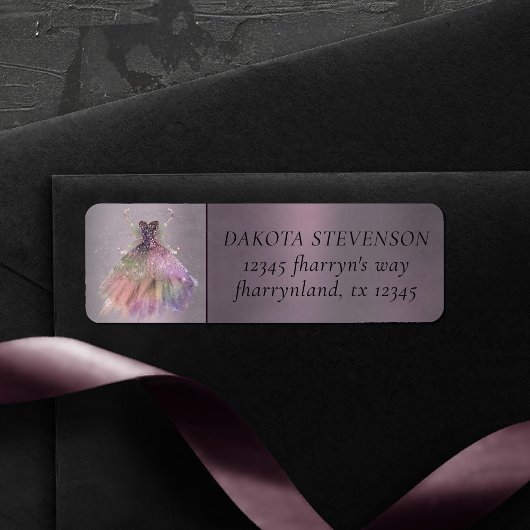 Bohemisch Fairy Ball Gown | Mute Ombre-Adresse