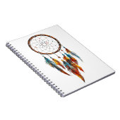 Bohemisch Feather Dreamcatcher-Notebook Notizblock (Rechte Seite)