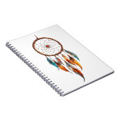 Bohemisch Feather Dreamcatcher-Notebook Notizblock (Rechte Seite)