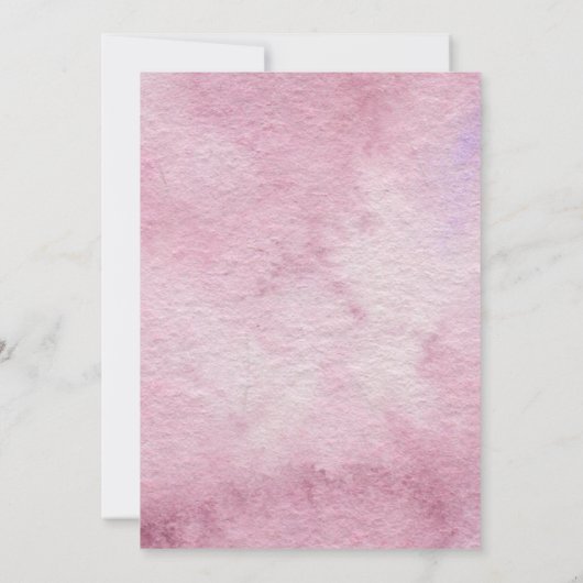 Bohemisch Feathers Blume Wreath Couple Dusche Einladung (Rückseite)