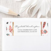 Bohemisch Feathers Pattern Baby Shower (Insitu)