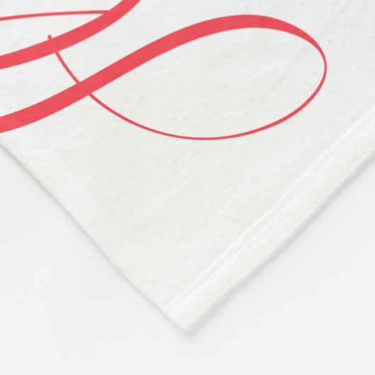 Bohemisch Flamingo: Peace Liebe & Flamingos Fleecedecke (Ecke)