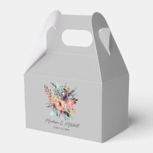 Bohemisch Floral Bouquet Wasserfarbe Geschenkschachtel