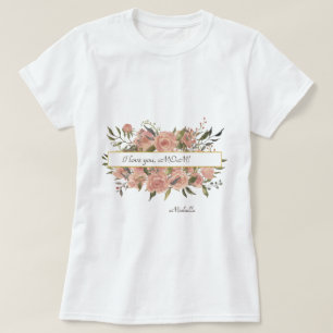 Bohemisch Floral I Liebe Sie, MAMA Muttertag T-Shirt