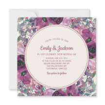 Bohemisch Garden Lila Wasserfarbenwelt Hochzeit de