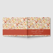 Bohemisch getrocknete Rustikale Herbstfälle Gästebuch (Voll)